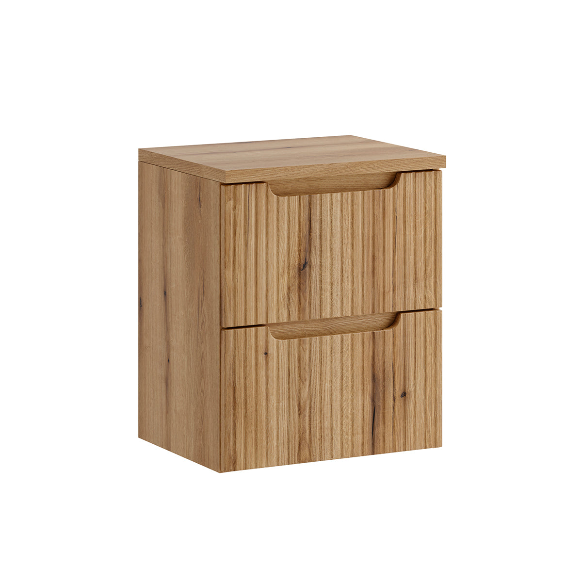 Meuble sous-vasque 50cm 2 tiroirs plan de toilette Riva Bois