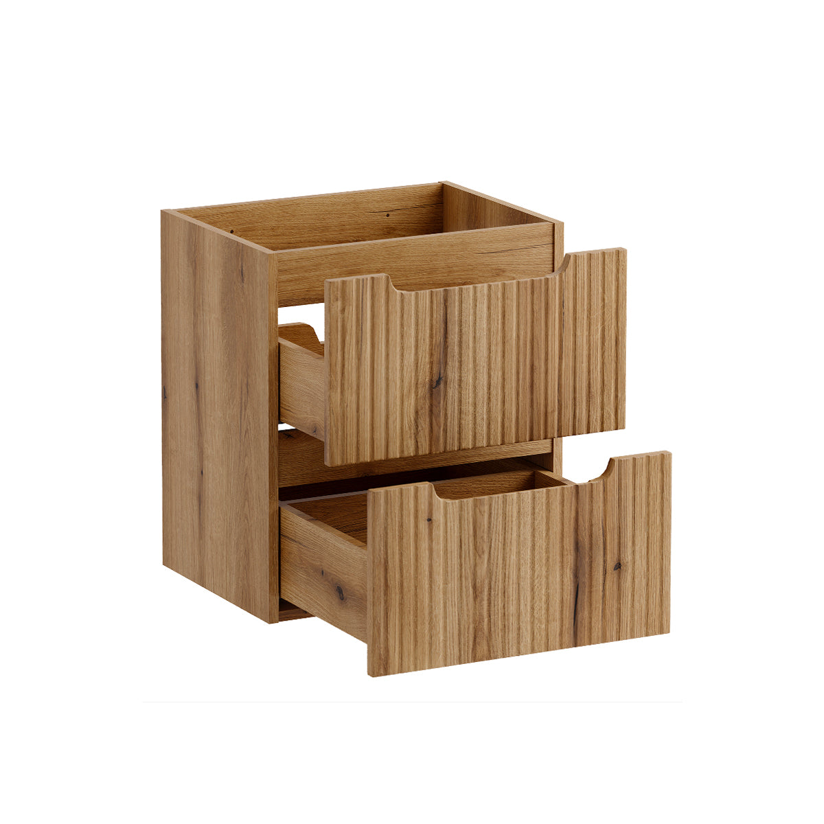 Meuble sous-vasque 50cm 2 tiroirs Riva Bois - vue 2