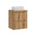 Meuble simple vasque 50cm 2 tiroirs Riva Bois