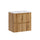 Meuble simple vasque encastrée 60cm 2 tiroirs Riva Bois