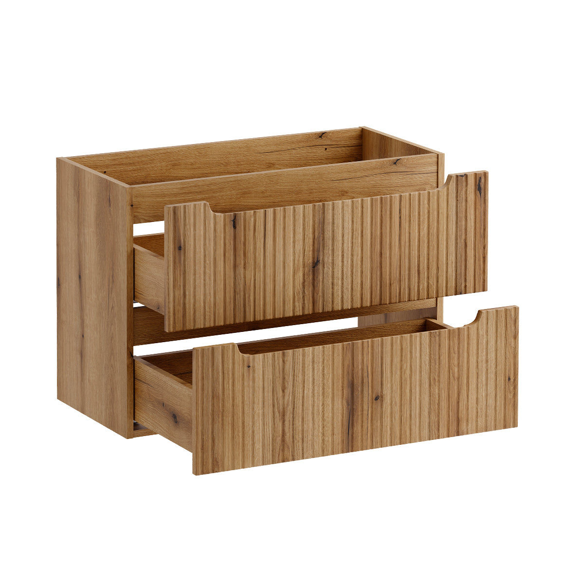 Meuble sous-vasque 80cm 2 tiroirs Riva Bois - vue 2