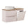 Meuble simple vasque 100cm panier à linge 2 tiroirs Riva Cachemire et Bois