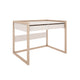 Bureau 2 tiroirs Wood Luck Romy - Blanc