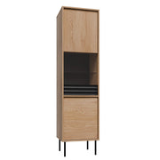 Vitrine 2 portes Astra Bois et Noir