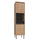 Vitrine 2 portes Astra Bois et Noir