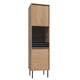 Vitrine 2 portes Astra Bois et Noir