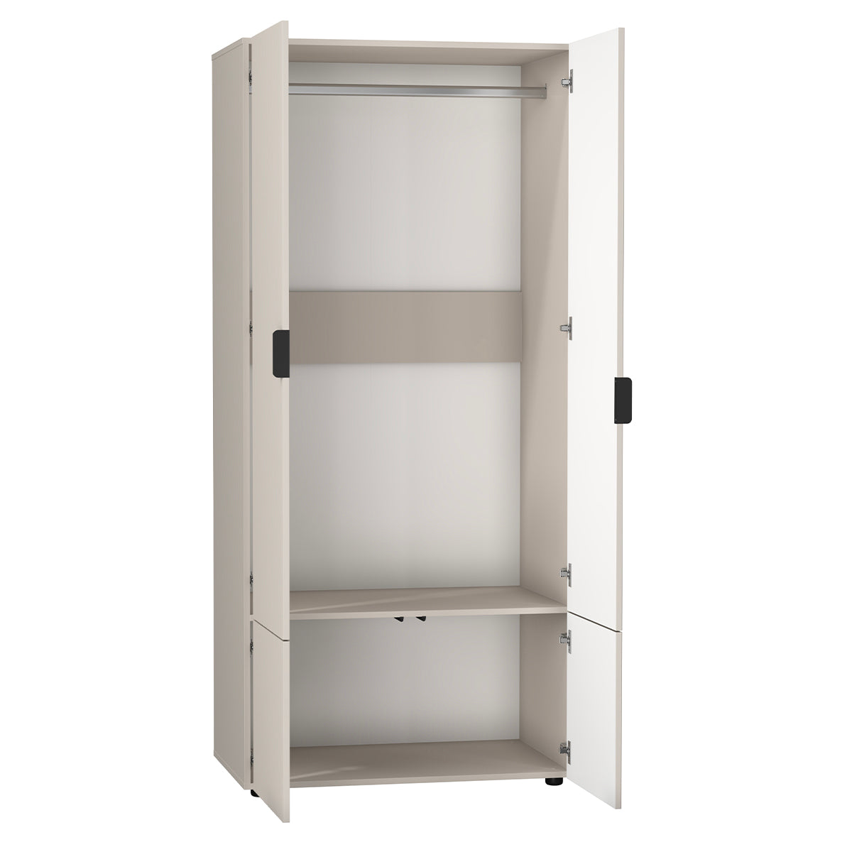 Armoire 4 portes Soly Cachemire - vue 2