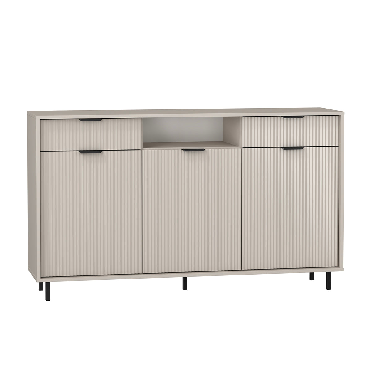 Buffet 3 portes 2 tiroirs Soly Cachemire