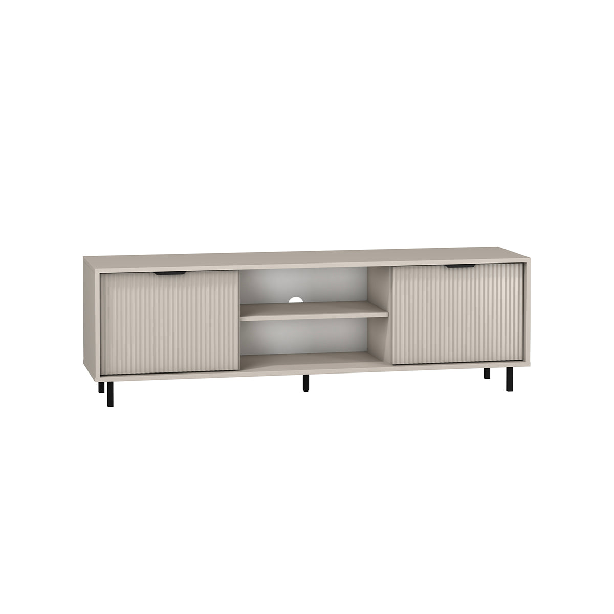 Meuble TV 2 portes 160 cm Soly Cachemire