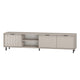 Meuble TV 3 portes 200 cm Soly Cachemire