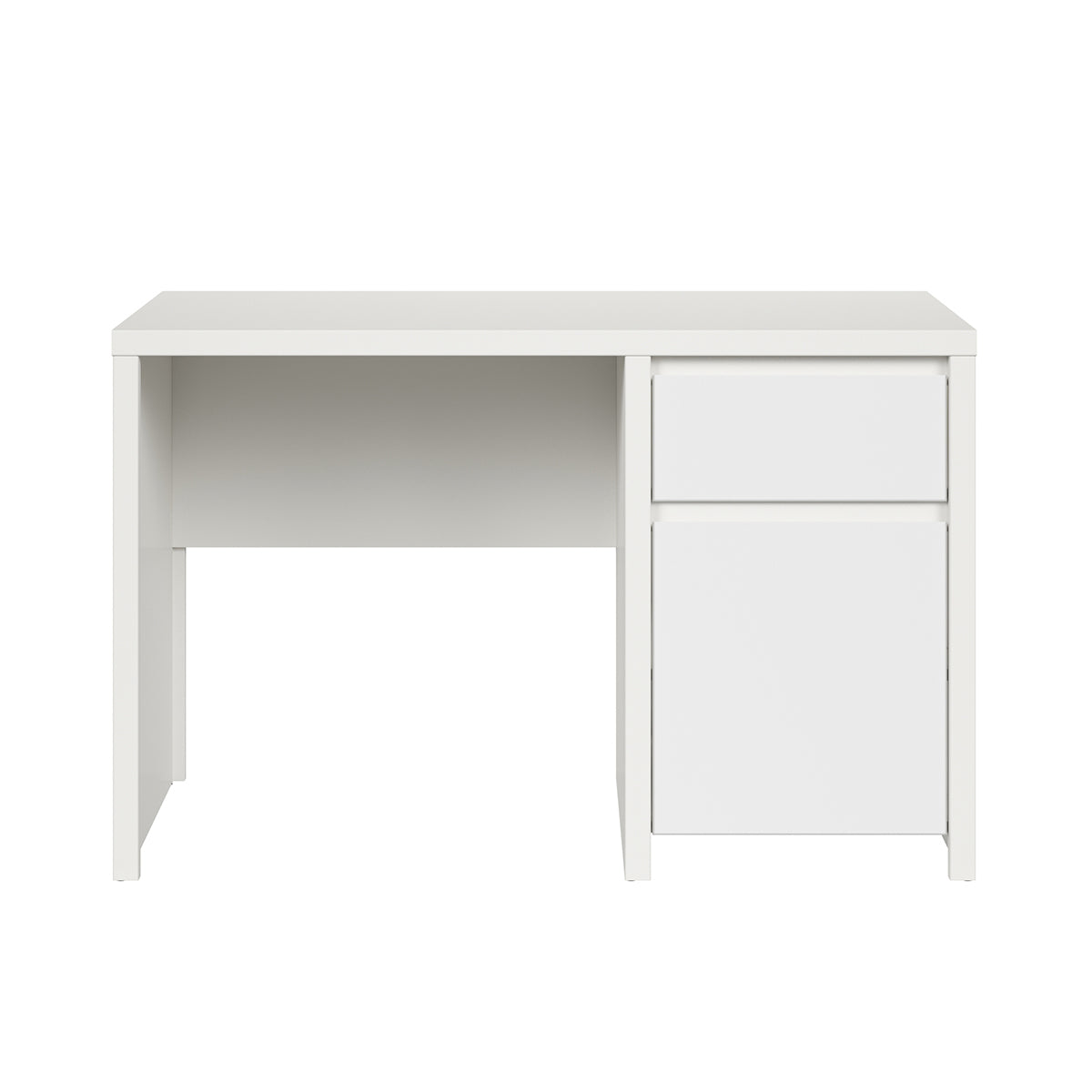 Bureau 1 porte 1 tiroir Soren Blanc