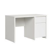 Bureau 1 porte 1 tiroir Soren Blanc - vue 2