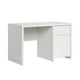 Bureau 1 porte 1 tiroir Soren Blanc