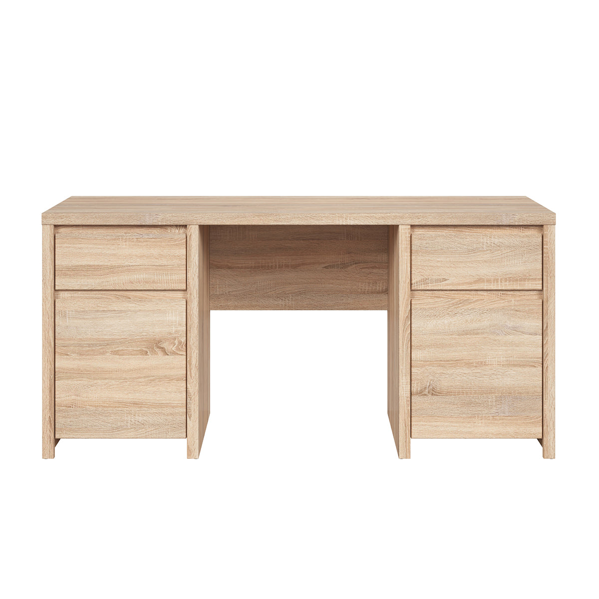 Bureau 2 portes 2 tiroirs Soren Bois