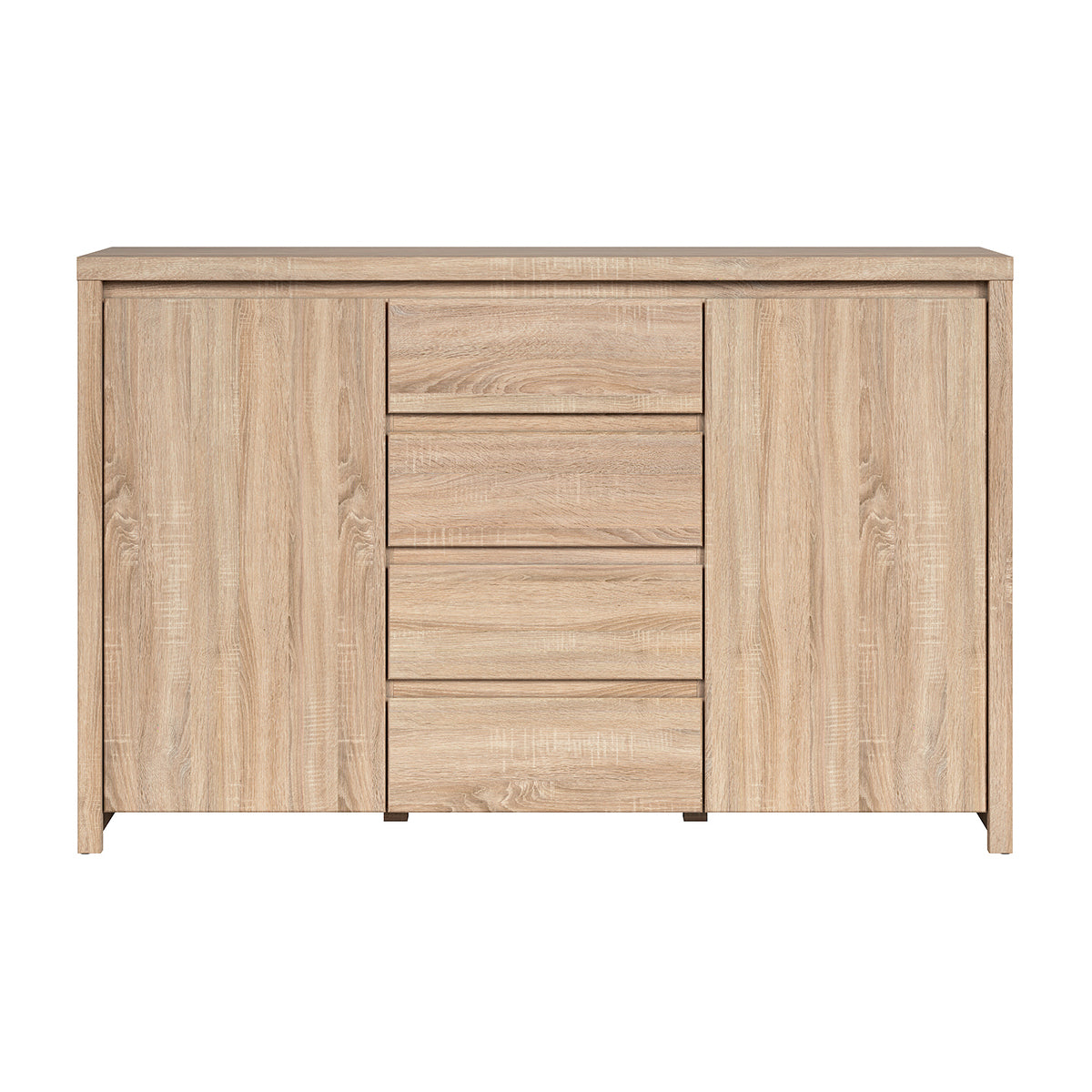 Buffet 2 portes 4 tiroirs Soren Bois - vue 2