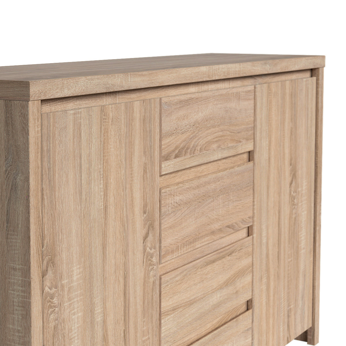 Buffet 2 portes 4 tiroirs Soren Bois - vue 4