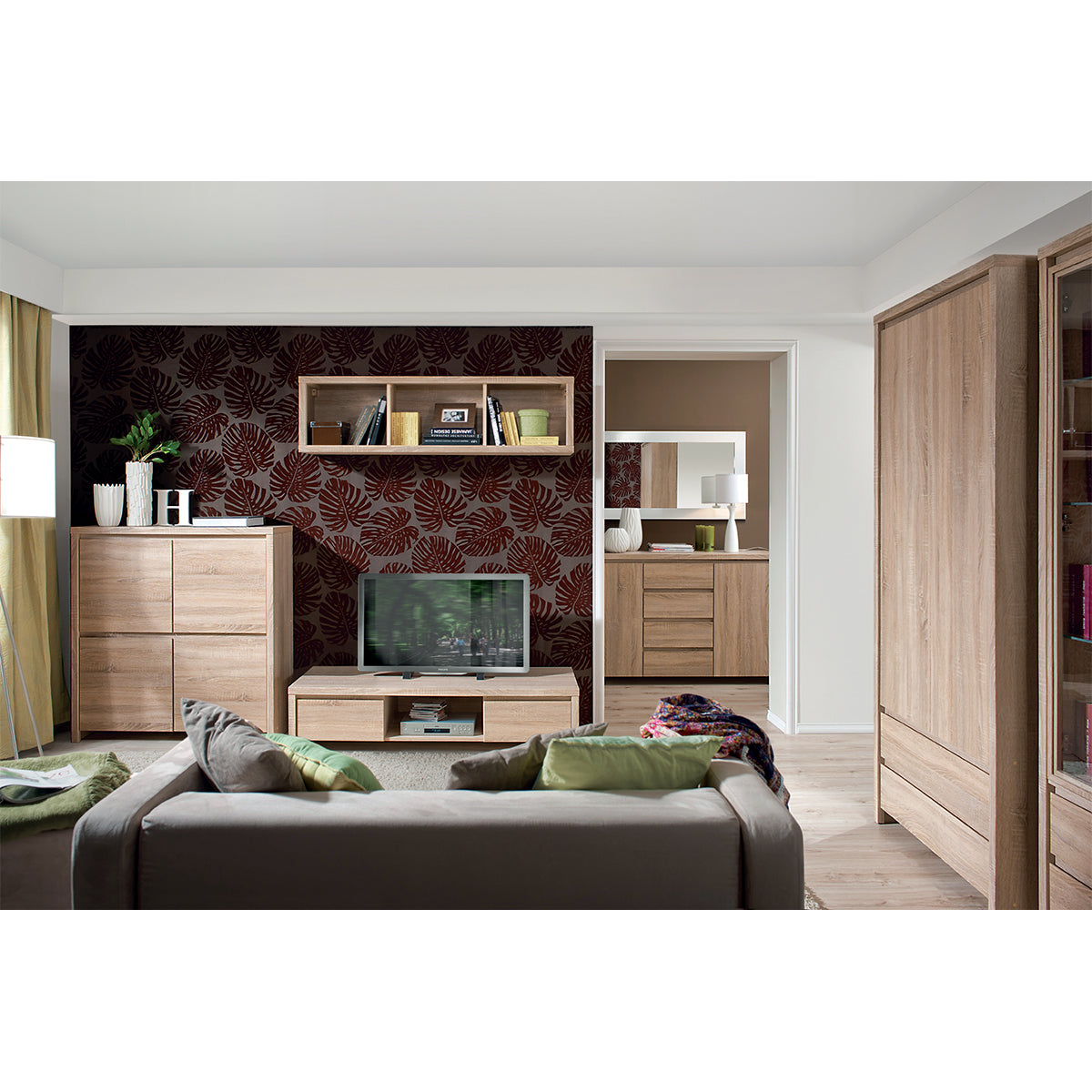 Buffet 2 portes 4 tiroirs Soren Bois - vue 7