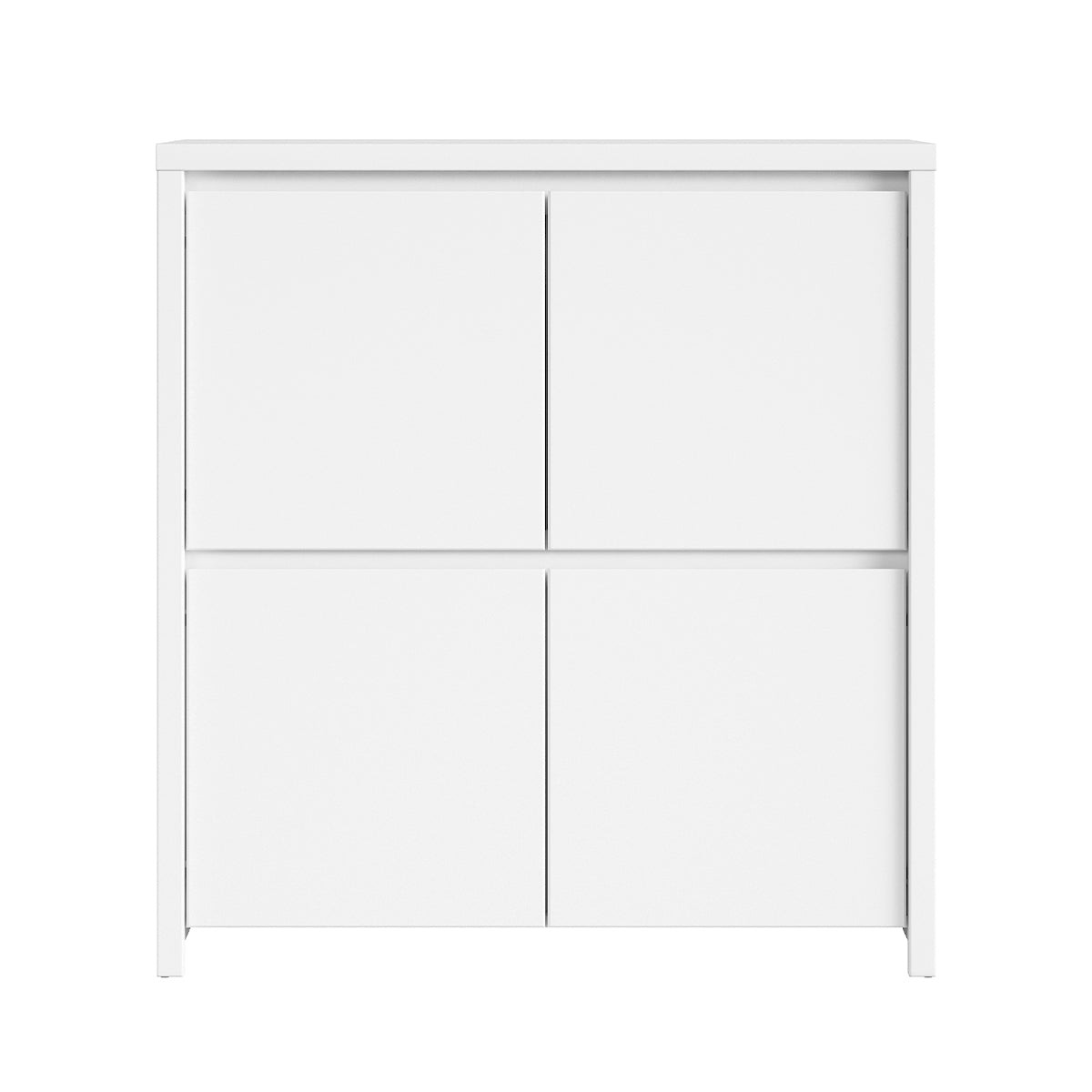 Buffet 4 portes Soren Blanc - vue 2