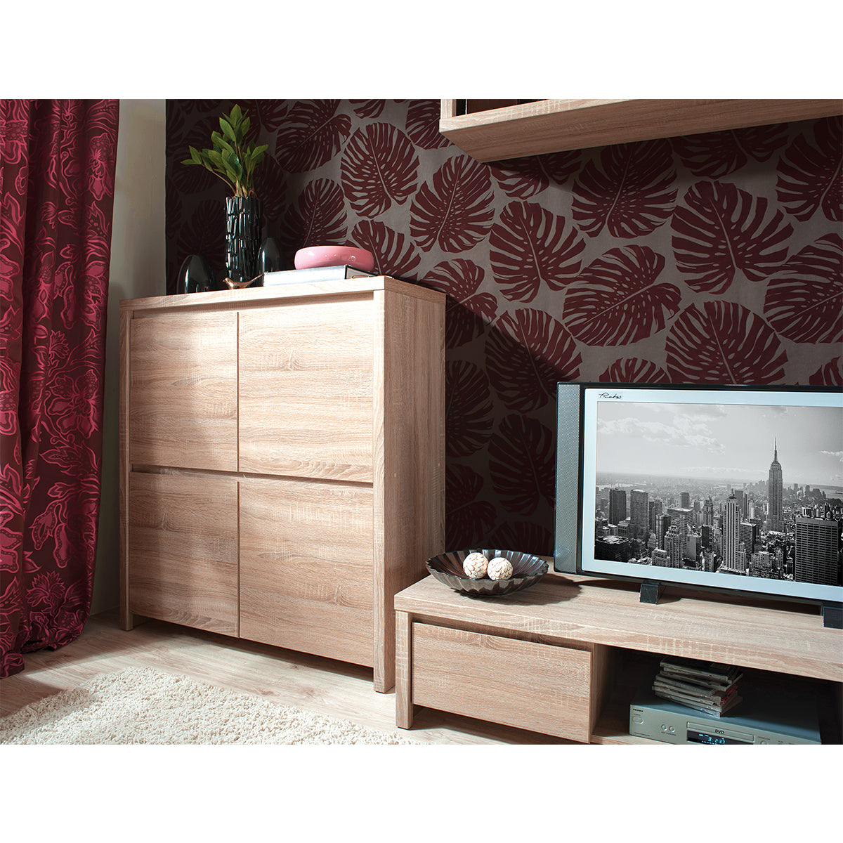 Buffet 4 portes Soren Bois - vue 6