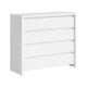 Commode 4 tiroirs Soren Blanc
