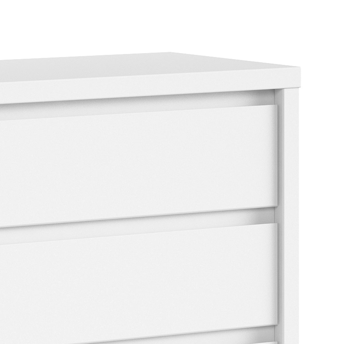 Commode 4 tiroirs Soren Blanc - vue 3