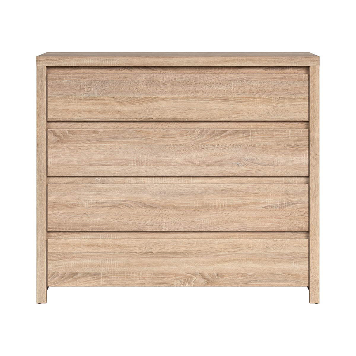 Commode 4 tiroirs Soren Bois - vue 2
