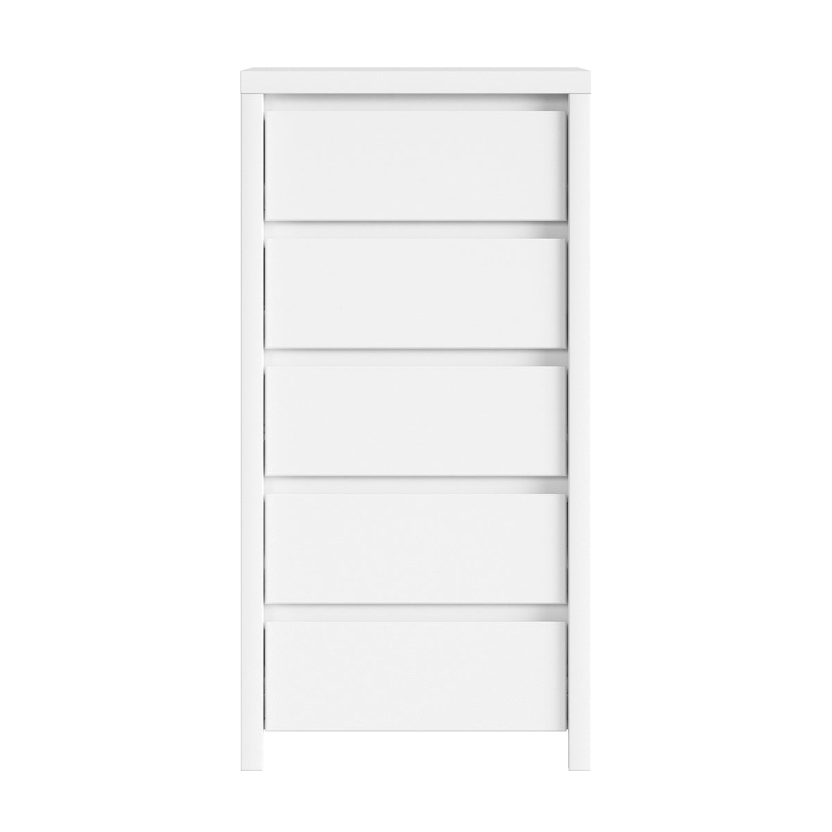 Chiffonnier 5 tiroirs Soren Blanc - vue 2
