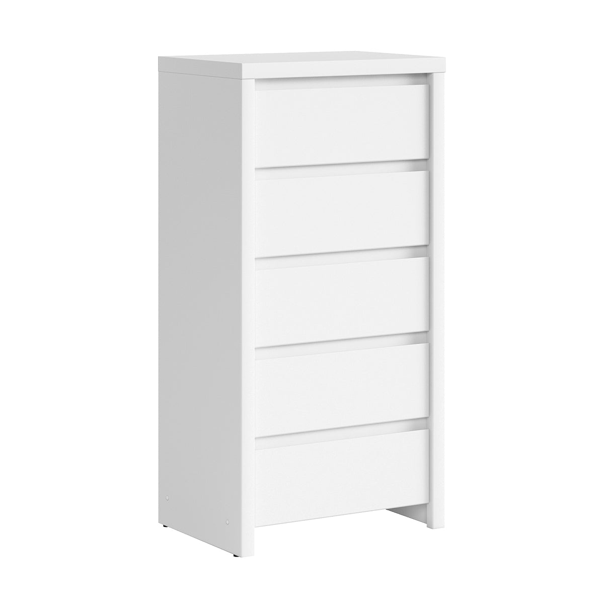 Chiffonnier 5 tiroirs Soren Blanc