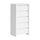 Chiffonnier 5 tiroirs Soren Blanc