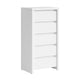 Chiffonnier 5 tiroirs Soren Blanc