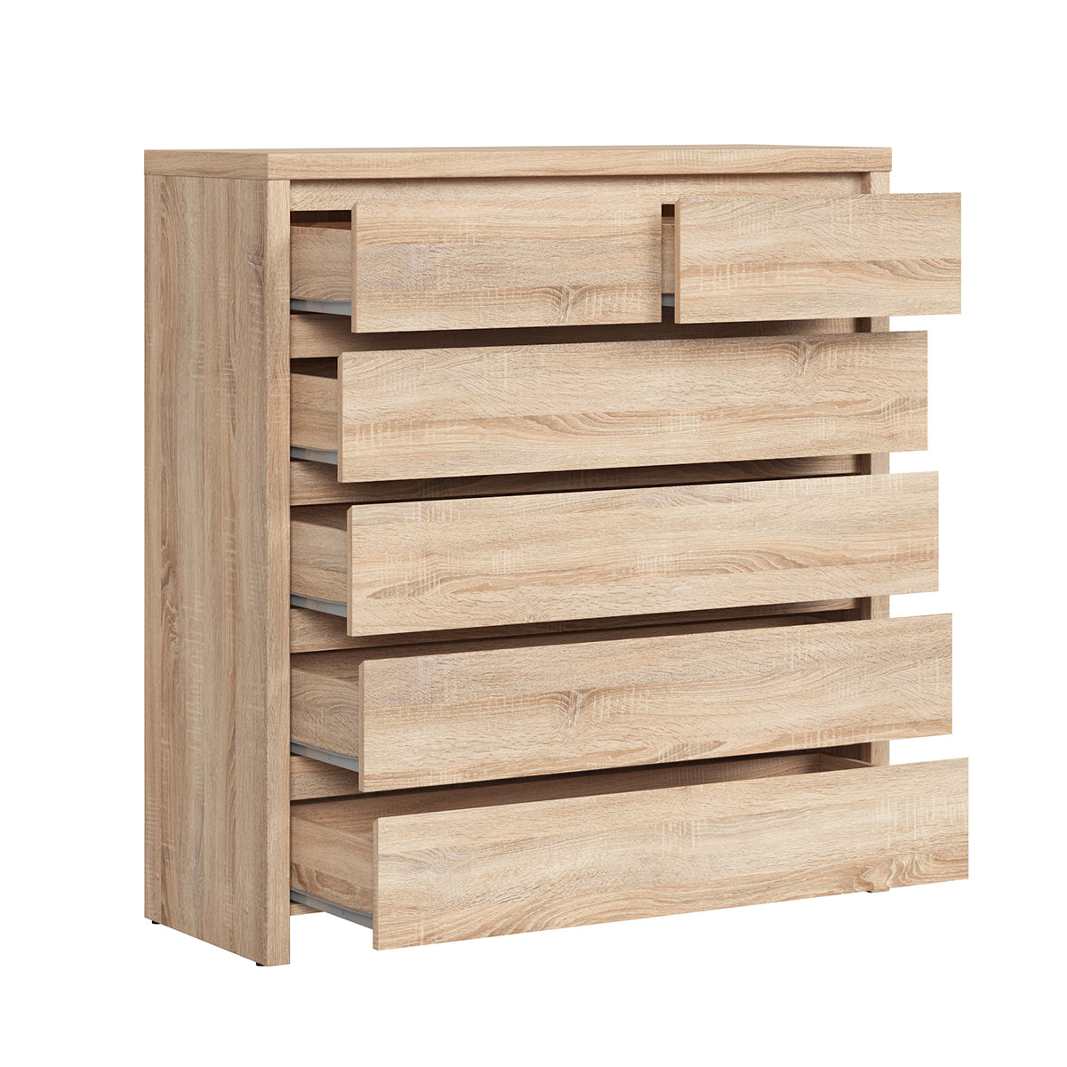 Commode 6 tiroirs Soren Bois - vue 3