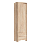 Armoire colonne 1 porte 2 tiroirs Soren Bois