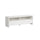 Meuble TV 2 tiroirs 2 niches 143 cm Soren Blanc