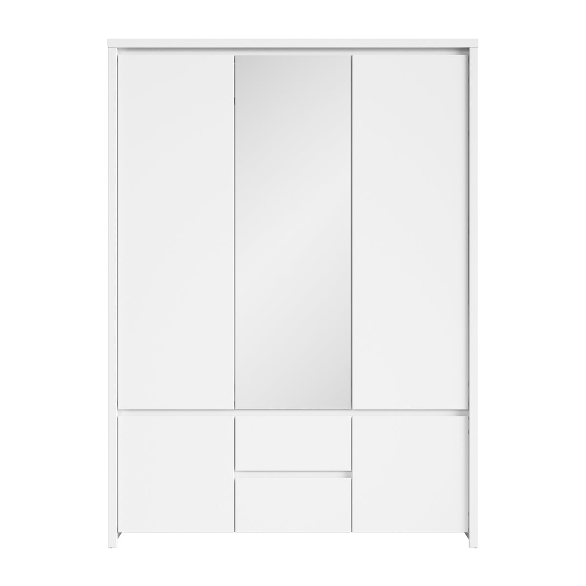 Armoire 3 portes Soren Blanc - vue 2