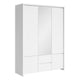 Armoire 3 portes Soren Blanc
