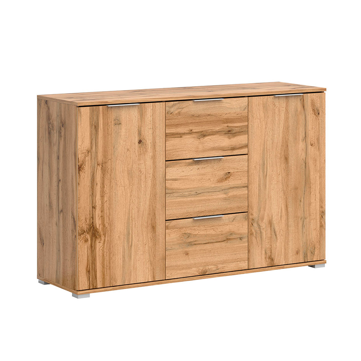 Buffet 2 portes 3 tiroirs Selma Bois