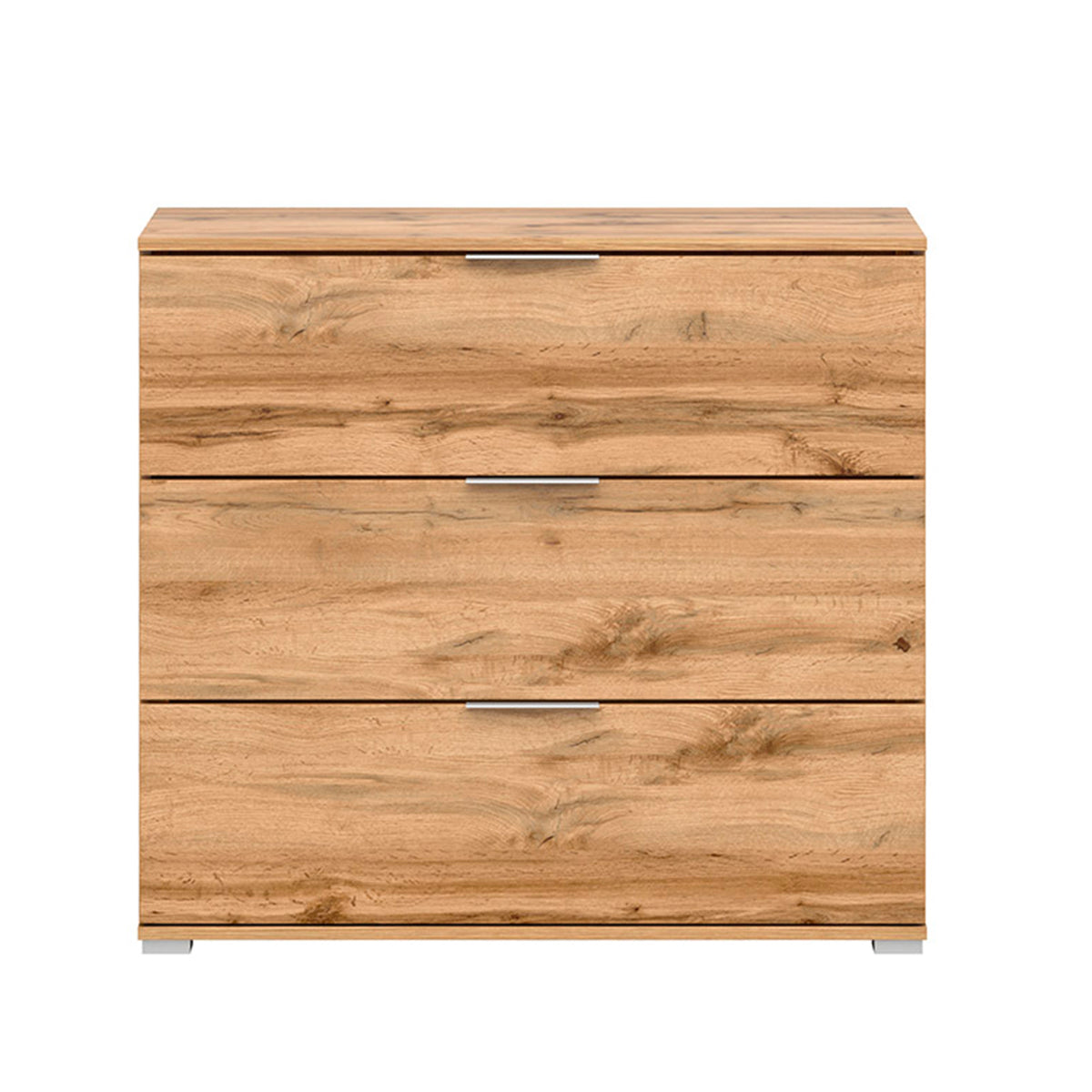 Commode 3 tiroirs Selma Blanc - vue 3