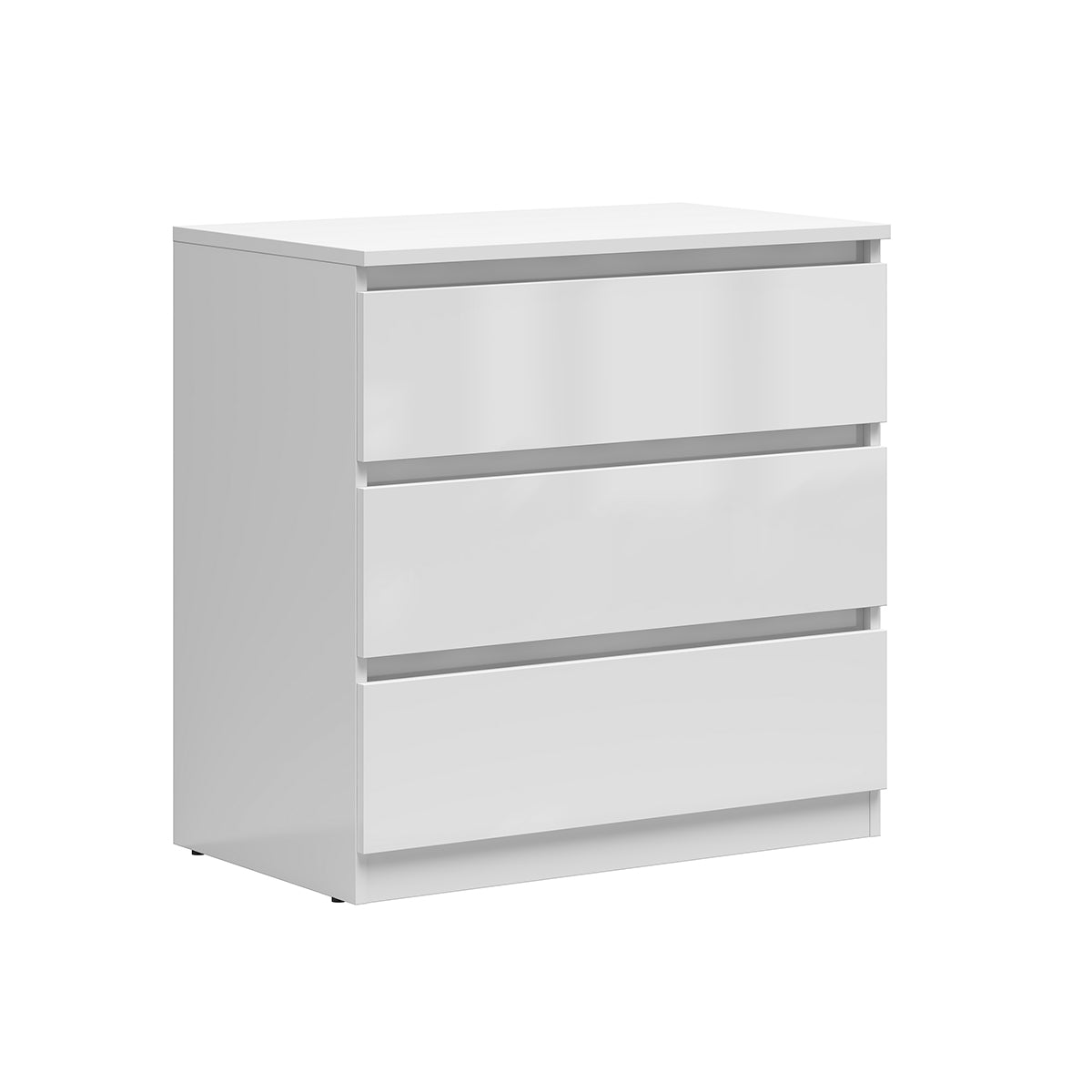 Commode 3 tiroirs Edwin Blanc