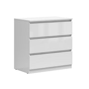 Commode 3 tiroirs Edwin Blanc