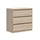 Commode 3 tiroirs Edwin Bois clair