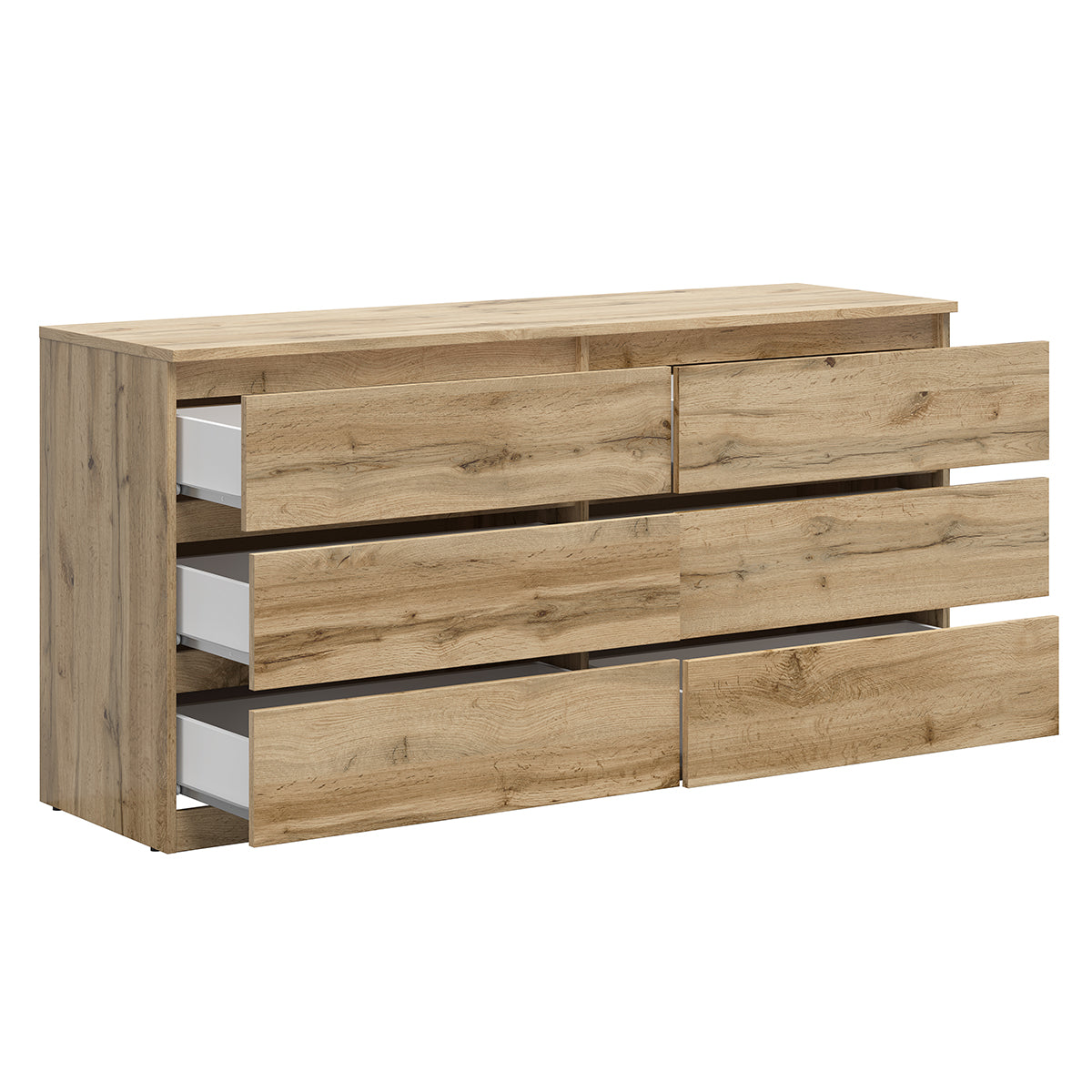 Commode 6 tiroirs Edwin Bois - vue 2