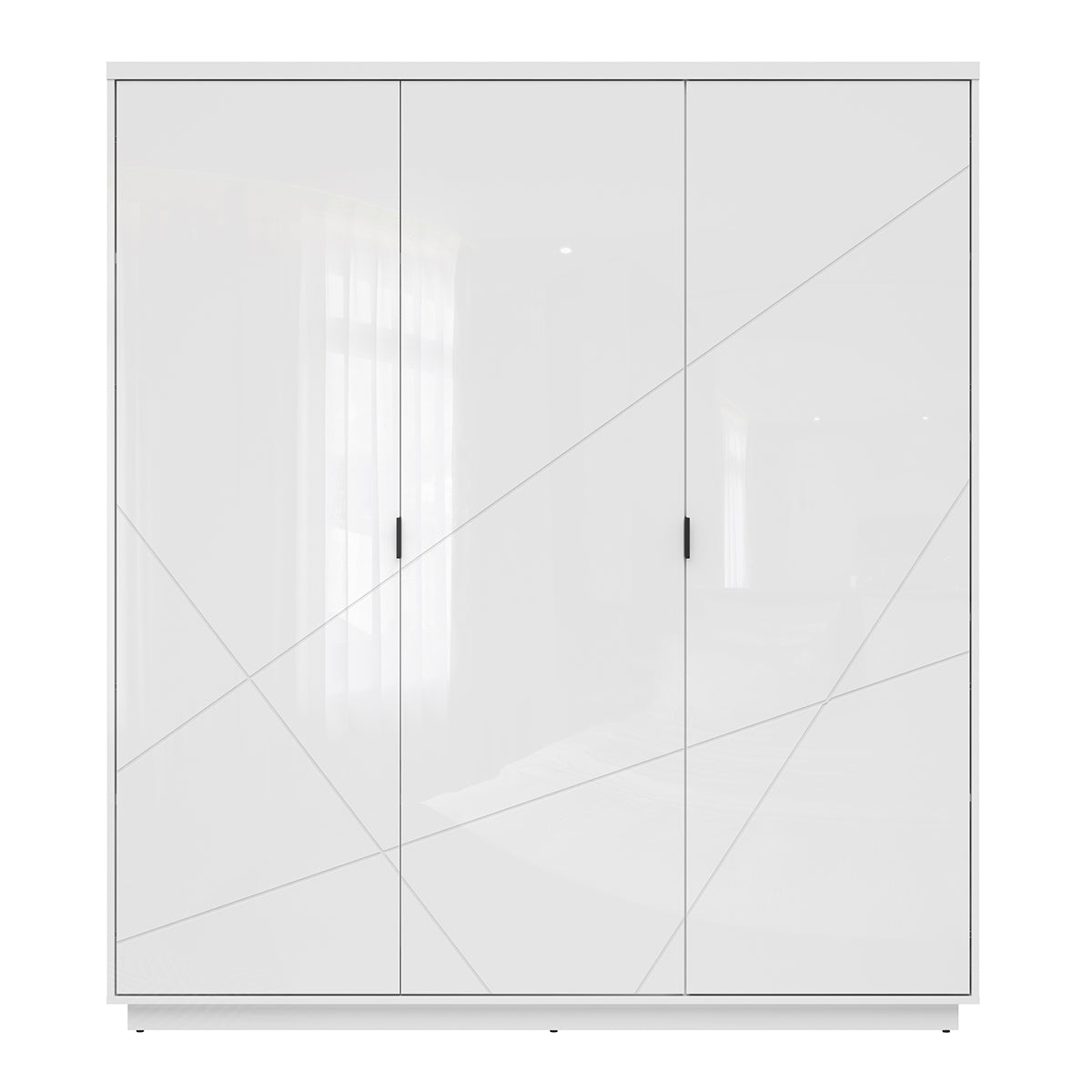 Armoire 3 portes Sven Blanc - vue 3