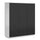 Armoire 3 portes Sven Noir et Blanc