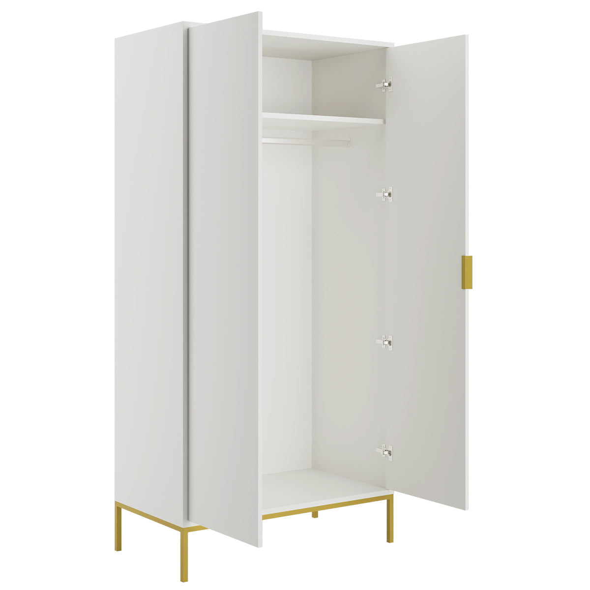 Armoire 2 portes Seattle Blanc - vue 3