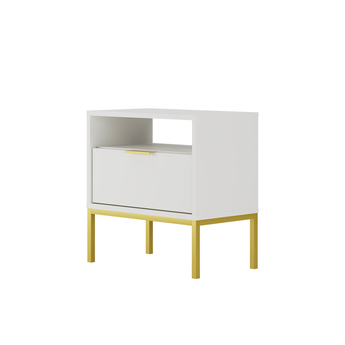 Table de chevet Seattle Blanc - vue 4