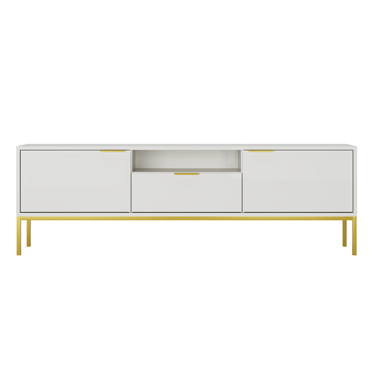 Meuble TV 175 cm Seattle Blanc - vue 2