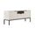 Meuble TV 135 cm Seattle Blanc Pieds noirs