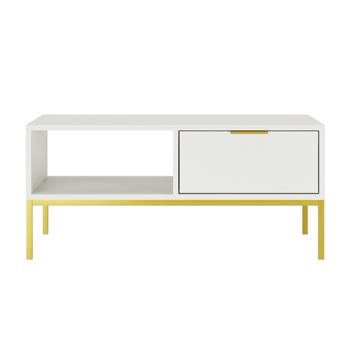 Table basse 100 cm Seattle Blanc - vue 2