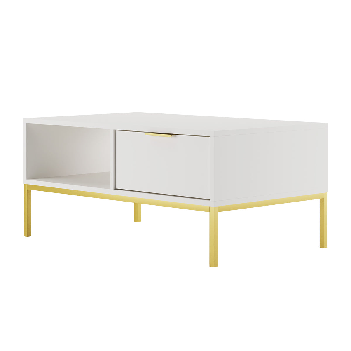Table basse 100 cm Seattle Blanc - vue 4
