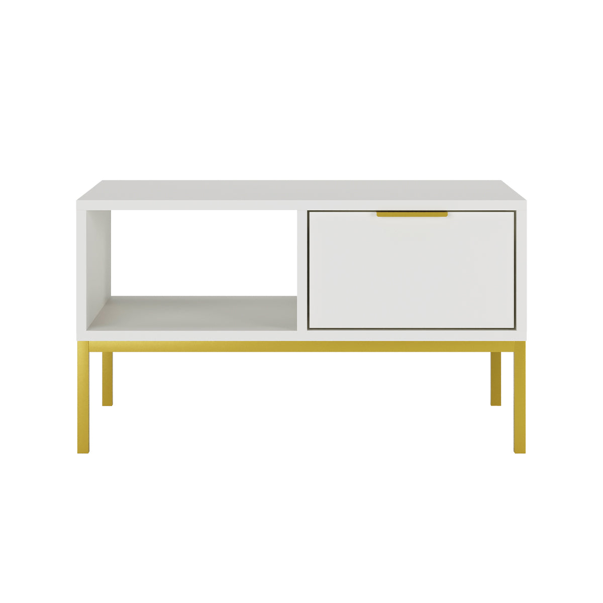 Table basse 80 cm Seattle Blanc - vue 2